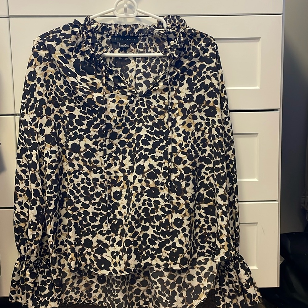 Leopard Print Blouse